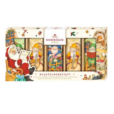 Niederegger Marzipan-Täfelchen "Wichtelwerkstatt"