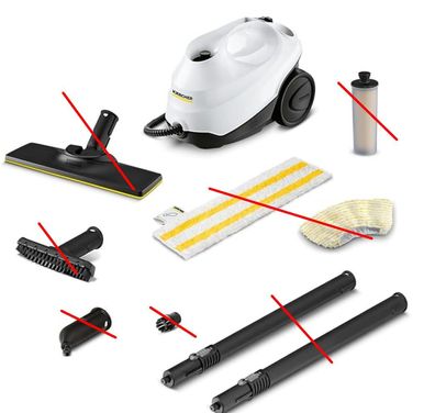 Kärcher SC 3 EasyFix Dampfreiniger, Dampfdruck: max. 3,5 bar, Aufheizzeit: 30 sec. 3,