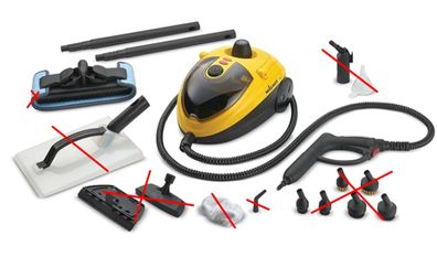 WAGNER Power Steamer 915 E, Dampfreiniger, 18 Zubehörteile, 3,5 bar, 1500 W, 1,2 l, 4