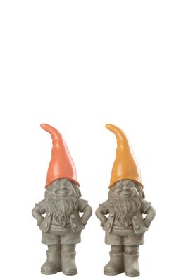 Zwerg mit Spitzer Hut, Polymix, Medium, 2er Set