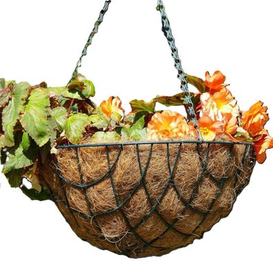 Pflanzeinlage für Pflanzkörbe und Blumenampeln 35cm Kokos-Einleger Kokosfaser