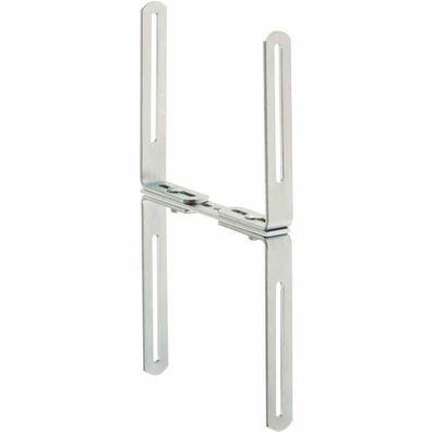 Blumenkastenhalter H-Form verzinkt, für Mauern