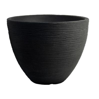 Blumentopf "Rillen" Pflanzgefäß Übertopf ø40cm x H31cm aus Kunststoff