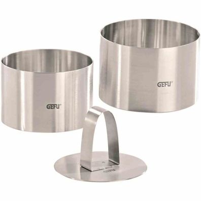 Speisenformer rund 3tlg Küche Kochen Backen Former Kuchenring Speisering Dessert