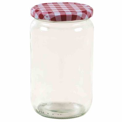 Sturzglas 770 ml, 12 Stück 82er Deckel