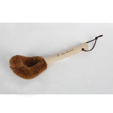 12x Spülbürste 24x5cm Buchenholz mit Kokosborsten Geschirr spülen Küche