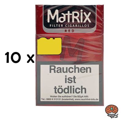 Matrix Red Filterzigarillos 10x 17 Stück