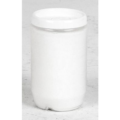 30x Öl-Grablicht 45h Brenndauer 10cm Friedhof Dekoration Trauerkerze rot weiß