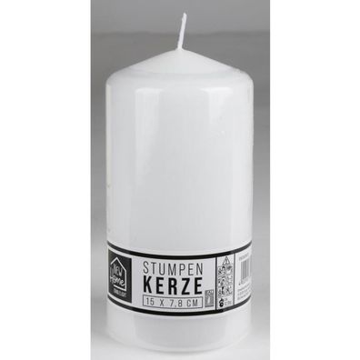 6x Stumpenkerzen Glatt Farben Tischdekoration Beleuchtung Teelicht Innen Wachs