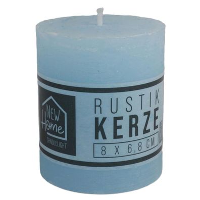 12x Stumpenkerze New Home Farbe Wachs Tischdekoration Beleuchtung Teelicht Innen