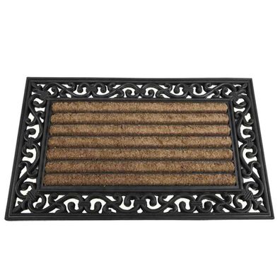 Gummimatte Impalla 45x75cm schwarz Schmutzfangmatte Türmatte Fußabtreter TOP NEU