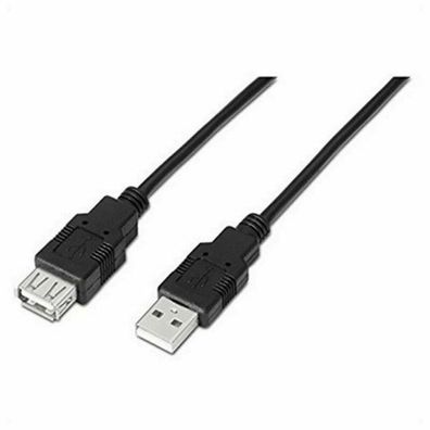 Nanocable 10.01.0203-bk Usb Cable 1.8 M 2.0 Usb A Black