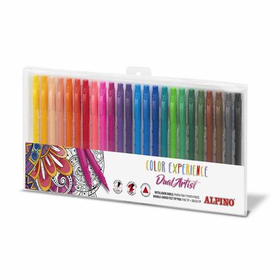 Marker-Set Alpino Color Experience Dual Artist 24 Stücke Zweifachem Ende