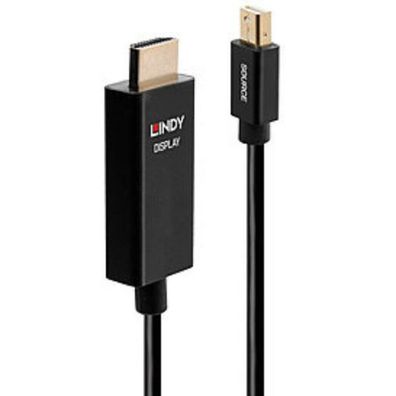 LINDY 2m Mini-DisplayPort an HDMI Adapterkabel mit HDR