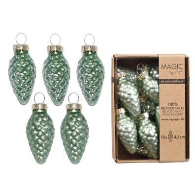 Zapfen 12 Stk 4.5cm Mild Sage