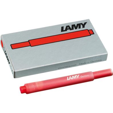 LAMY 1202076 Lamy Tintenpatronen T10, rot