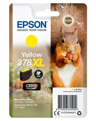 Epson C13T37944010 Epson Tintenpatrone yellow Claria Photo HD 378 XL T 3794