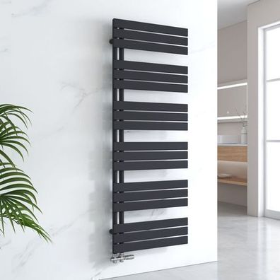 EMKE® Badheizkörper Handtuchwärmer Badezimmer Heizkörper Paneelheizkörper Schwarz