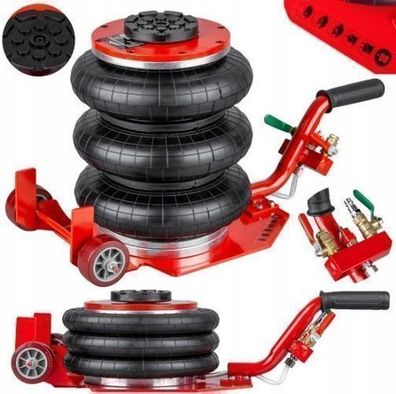 Pneumatischer Wagenheber 3,5T mit Kurzer Griff Pulverlackiert Rangierwagenheber