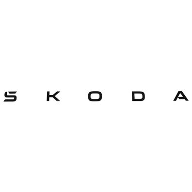 Original Skoda Schriftzug Heckklappe Emblem Blackline Logo schwarz 5LJ853687C041