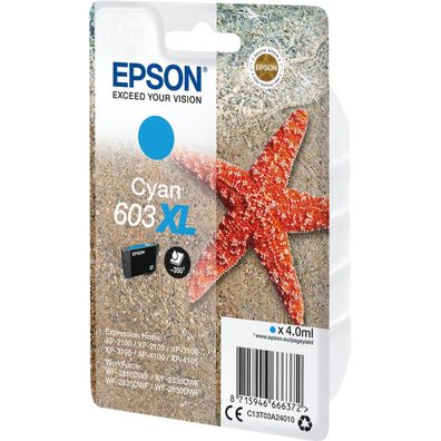 Epson C13T03A24010 Original Tintenpatrone cyan High-Capacity