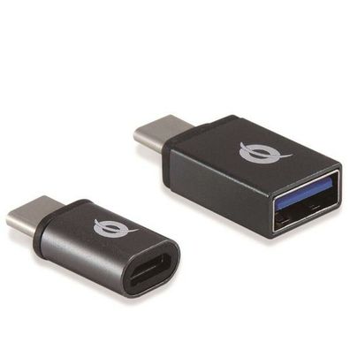 Conceptronic Adapter USB-C -> USB3.0 + Micro USB 2er-Pack gr
