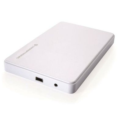 Conceptronic HDD Gehäuse 2.5" USB2.0 SATA I-III weiß extern