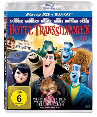 Hotel Transsilvanien 3D Blu-ray sehr gut Animationsfilm Familie