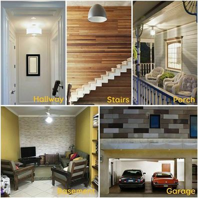 3x Motion Activated E27 LED Bulb | Radar Sensor Control 5W/7W/9W/12W Outdoor/Indoor