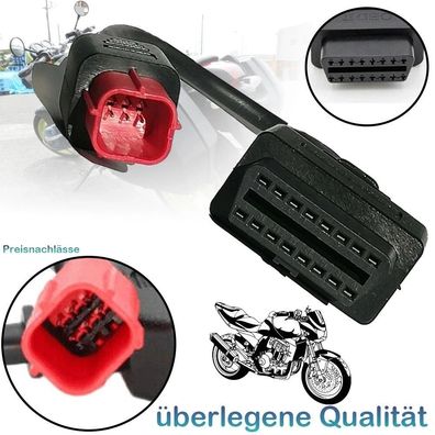 Euro5 Adapter 6 Pin Motorrad Bike Diagnose KTM Moto Piaggio, uzzi, espa-Honda,