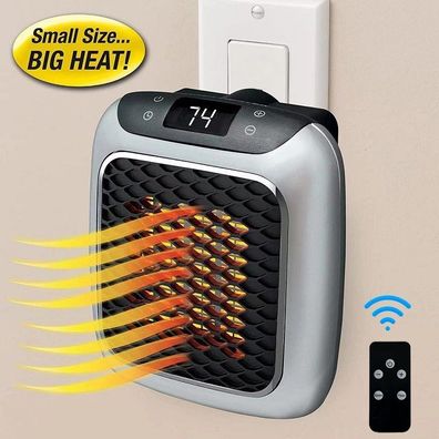 Heizlüfter Mini Heizstrahler Keramik Elektroheizer Heizung Steckdose