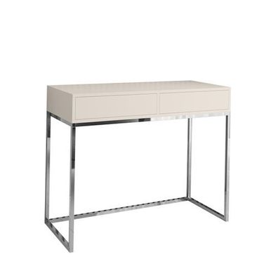 BETTSO Frisiertisch CUBIC 100 auf einem Chromgestell mit eleganten Kaschmirplatte