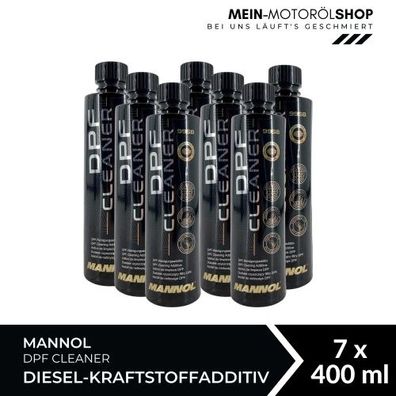 Mannol DPF Cleaner Diesel-Kraftstoffadditiv 7x400 ML