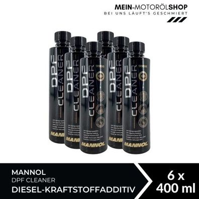 Mannol DPF Cleaner Diesel-Kraftstoffadditiv 6x400 ML