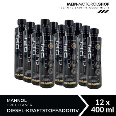 Mannol DPF Cleaner Diesel-Kraftstoffadditiv 12x400 ML