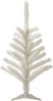 Künstlicher Weihnachtsbaum Mini-Tanne weiß 30cm Weihnachtsdeko Christbaum