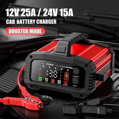 15A/24V 25A/12V 350W Automotive Battery Charger with Digital Display