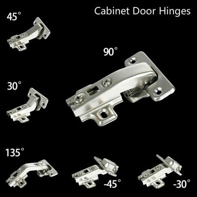 30/45/-30/-45/90 Degree Angle Hinge for Cabinet & Cupboard Doors