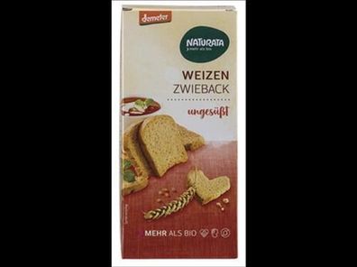 Naturata 3x Weizen-Zwieback, ungesüßt 150g