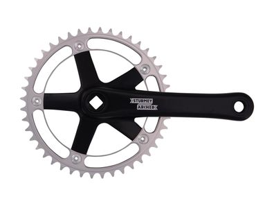 Sturmey ARCHER Kettenradgarnitur "FCT 64" 44 Zähne silber / schwa