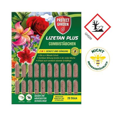 Lizetan Plus Combistäbchen 20 Stk.- für gesunde Zimmerpflanzen
