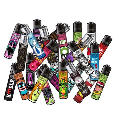 Clipper Mystery Set, 50 Clipper Reibradfeuerzeuge zufällig