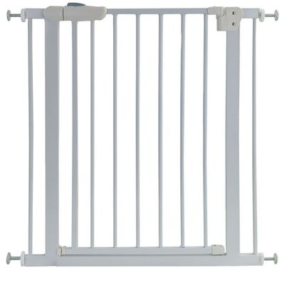 Treppenschutzgitter Absperrgitter weiß ohne Bohren Auto-Close 74-85cm