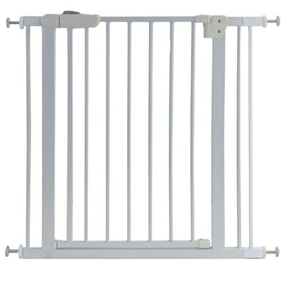 Treppenschutzgitter Absperrgitter weiß ohne Bohren Auto-Close 81-92cm