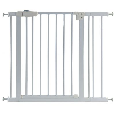 Treppenschutzgitter Absperrgitter weiß ohne Bohren Auto-Close 88-99cm