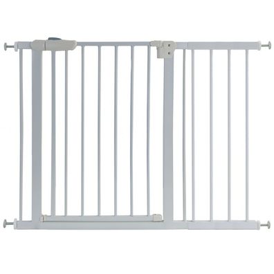Treppenschutzgitter Absperrgitter weiß ohne Bohren Auto-Close 102-113cm