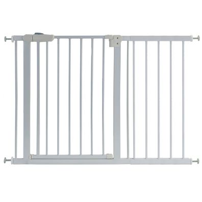 Treppenschutzgitter Absperrgitter weiß ohne Bohren Auto-Close 116-127cm