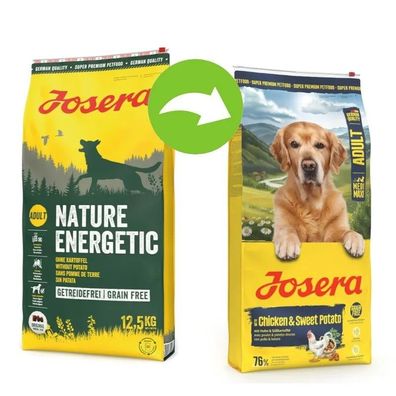 12,5kg Josera Medi/Maxi Chicken & Sweet Potato Hundefutter