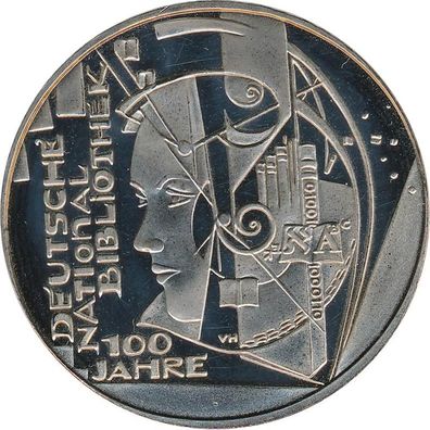 BRD 10 Euro 2012 D Deutsche Nationalbibliothek*
