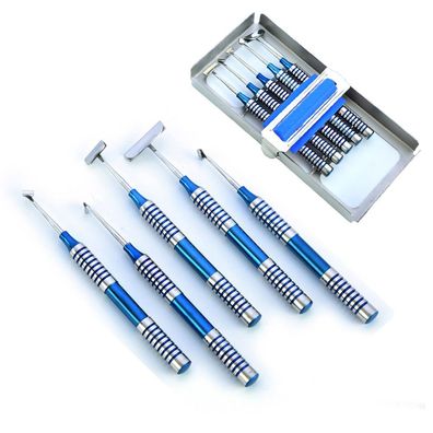 Kassettengehäuse aus Metall, mit 5 instruments, Burste XL, M, R, AD, AG